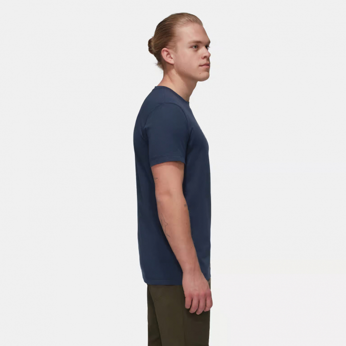 Tricou bumbac organic barbati MAMMUT Core Logo bleumarin [2]