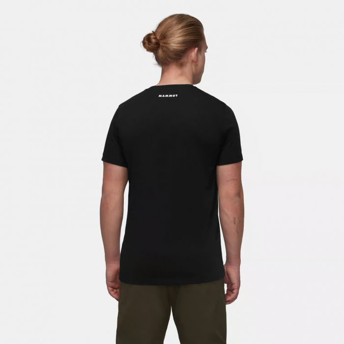 Tricou bumbac organic barbati MAMMUT Core Logo negru [2]