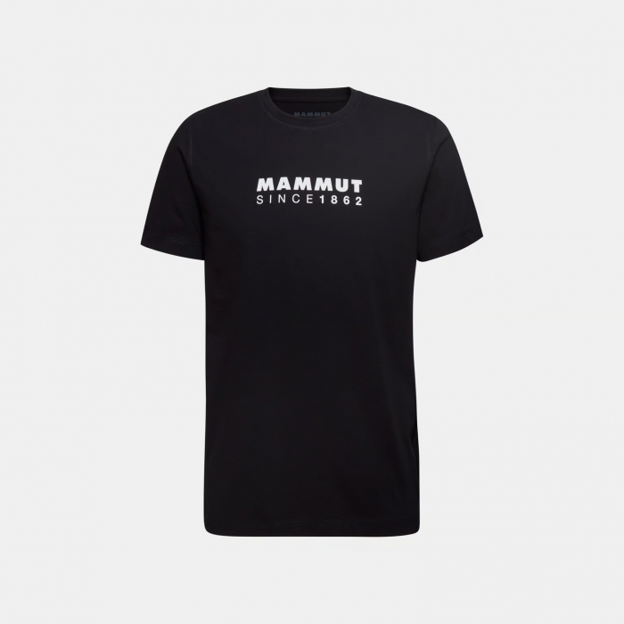 Tricou bumbac organic barbati MAMMUT Core Logo negru [1]