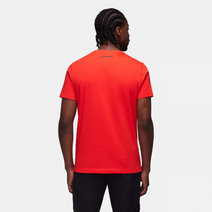 Tricou bumbac organic barbati MAMMUT Core Logo rosu [3]