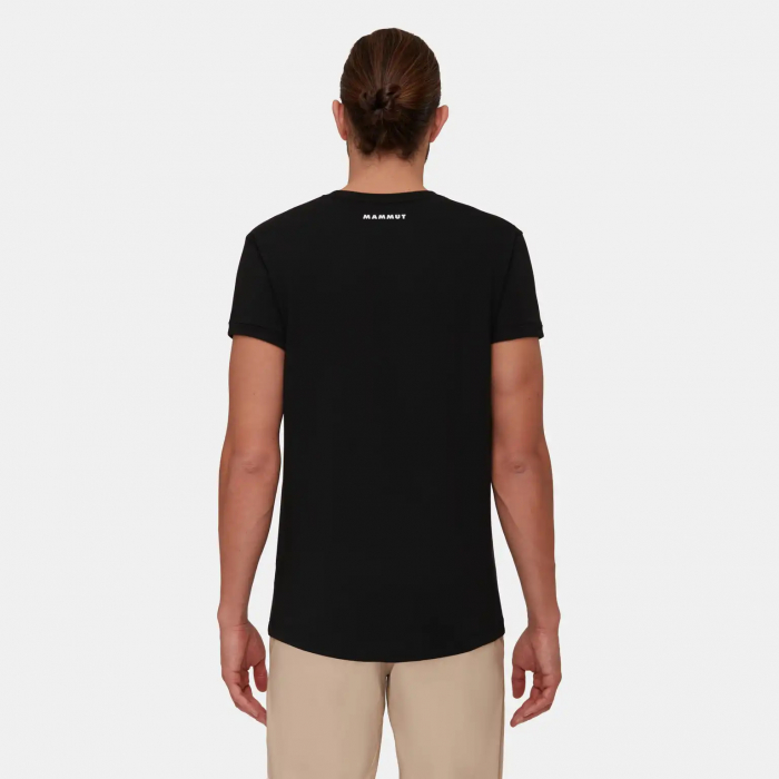Tricou drumetie bumbac barbati MAMMUT Seon Original negru [3]