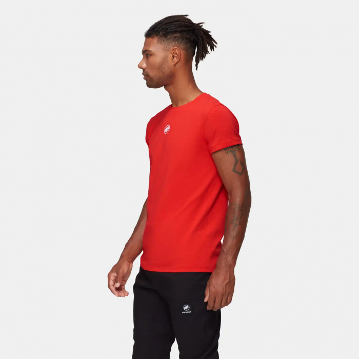 Tricou drumetie bumbac barbati MAMMUT Seon Original rosu [3]