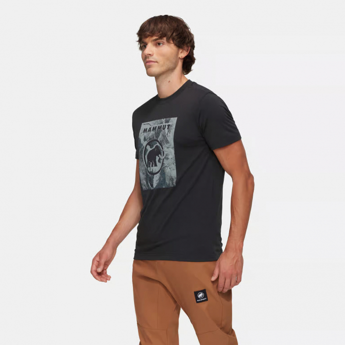 Tricou multifunctional barbati MAMMUT Trovat Mammut negru [4]