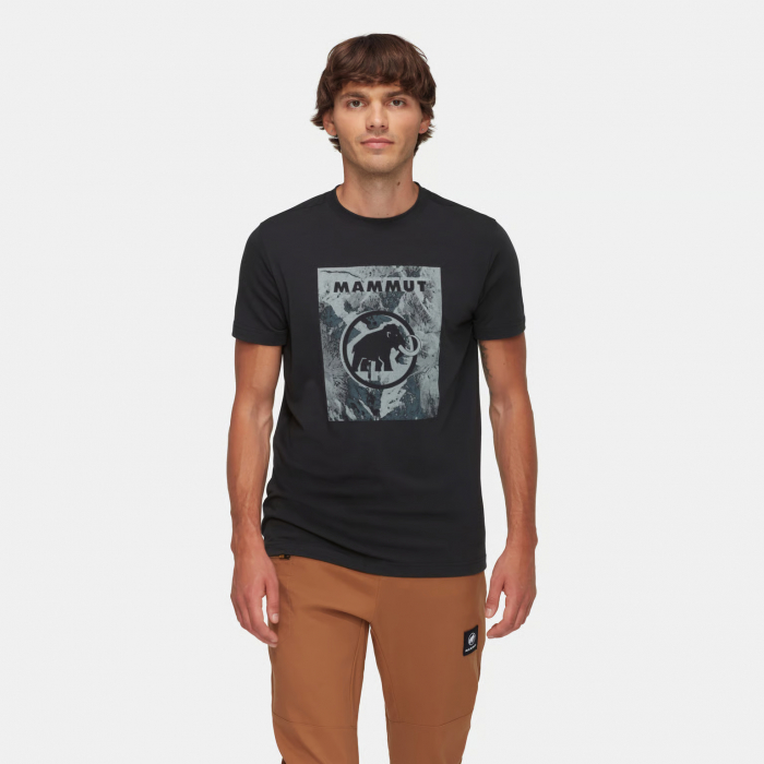 Tricou multifunctional barbati MAMMUT Trovat Mammut negru [2]