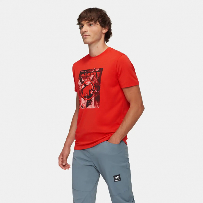 Tricou multifunctional barbati MAMMUT Trovat Mammut rosu [4]