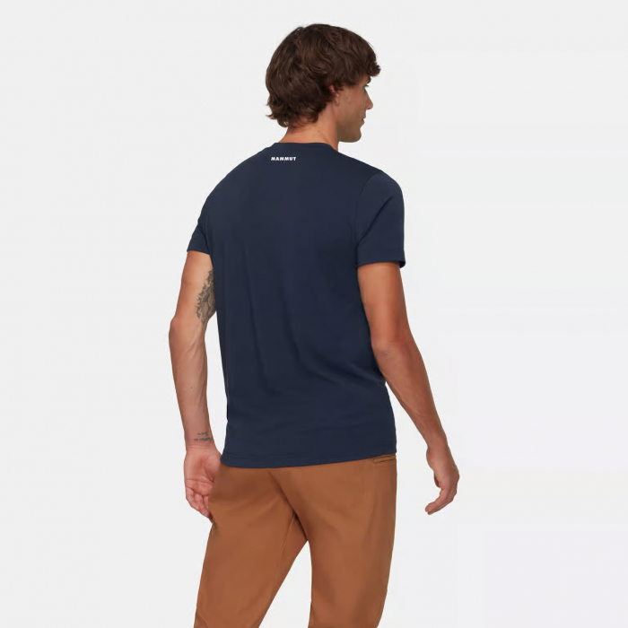 Tricou multifunctional barbati MAMMUT Trovat Logo bleumarin [5]