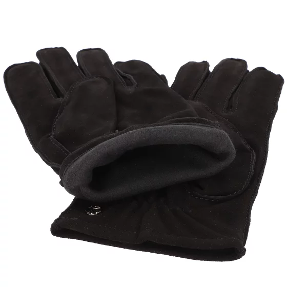 Manusi clasice piele suede/fleece barbati KESSLER VIGGO negru [3]
