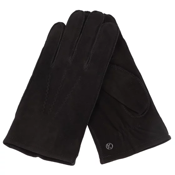 Manusi clasice piele suede/fleece barbati KESSLER VIGGO negru [2]