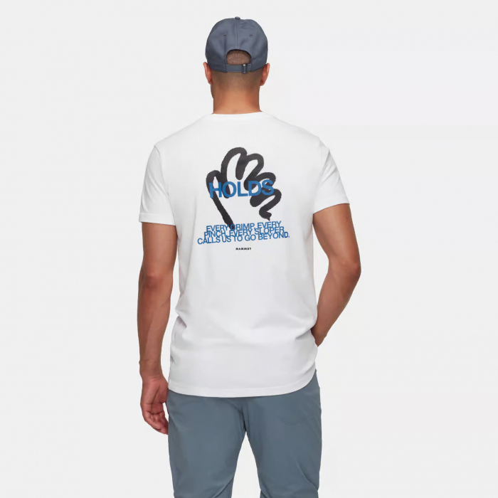 Tricou bumbac organic barbati MAMMUT Massone tricou Hold alb [4]