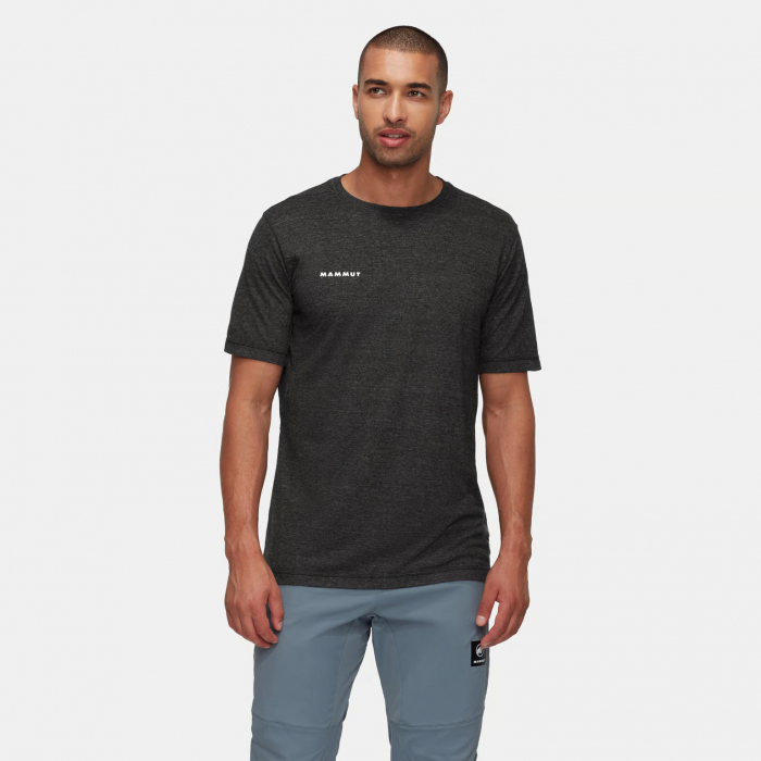 Tricou catarare canepa/lyocell barbati MAMMUT Massone Light negru [2]