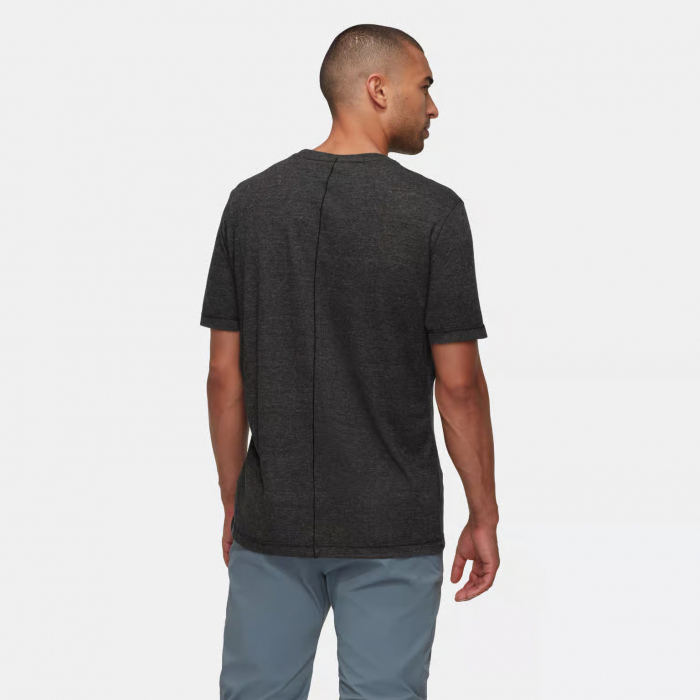 Tricou catarare canepa/lyocell barbati MAMMUT Massone Light negru [4]