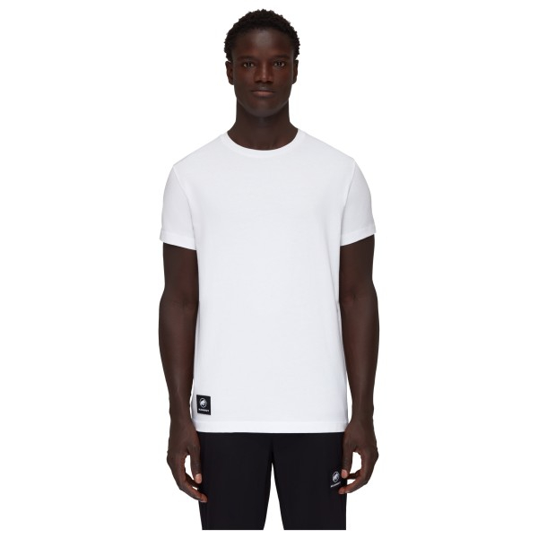 Tricou alpinism barbati MAMMUT Massone Patch alb [2]