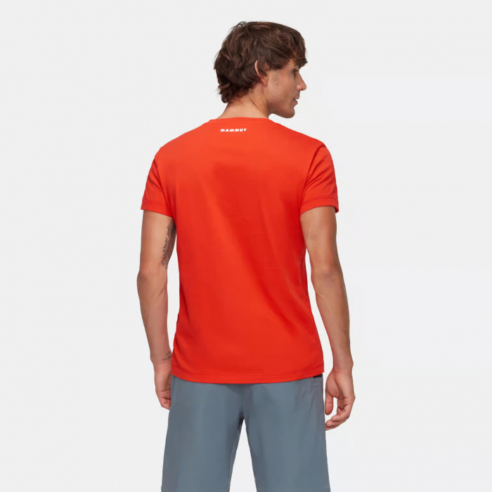 Tricou alpinism barbati MAMMUT Massone Patch rosu [3]