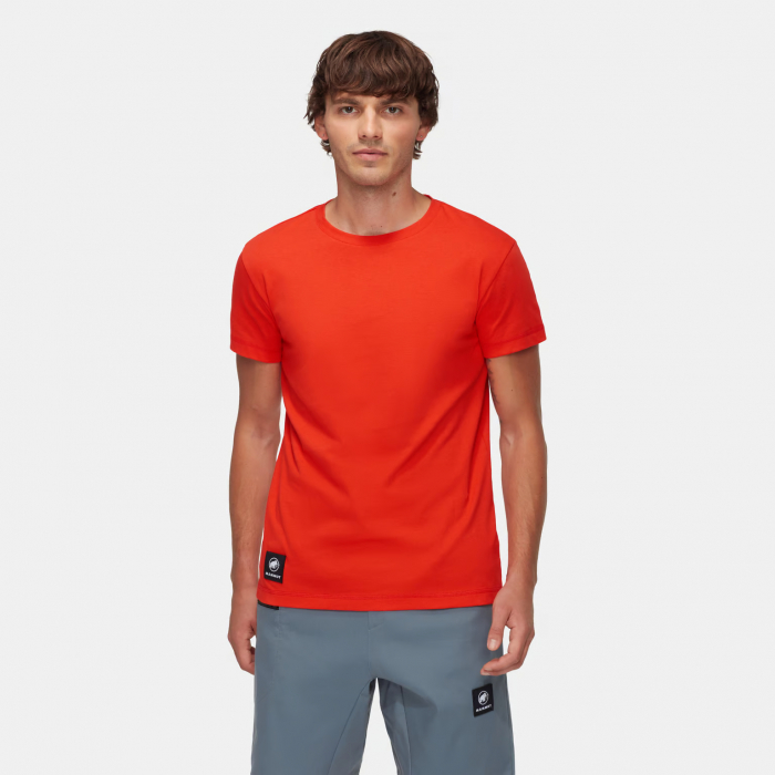 Tricou alpinism barbati MAMMUT Massone Patch rosu [2]