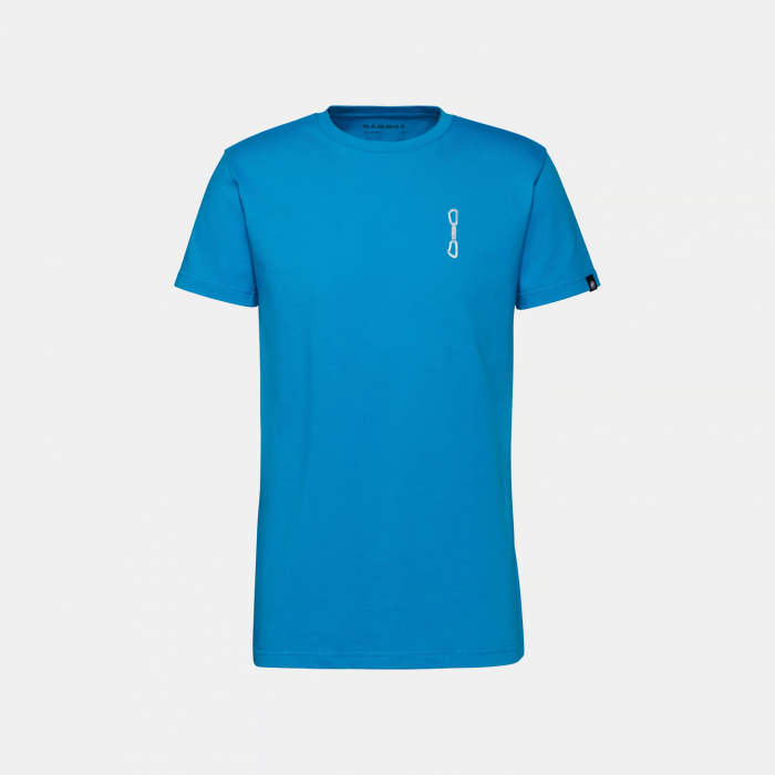 Tricou bumbac organic  barbati MAMMUT Massone Quickdraw albastru [1]