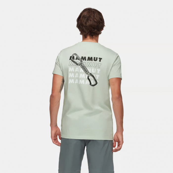 Tricou bumbac organic  barbati MAMMUT Massone Quickdraw vernil [4]