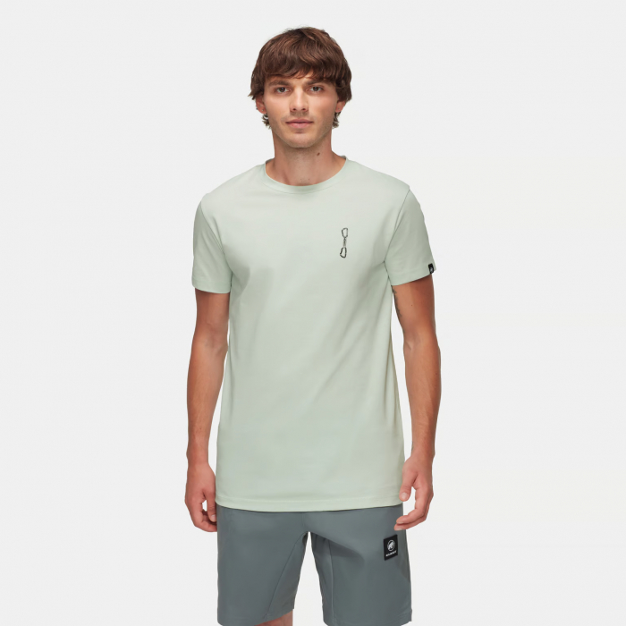 Tricou bumbac organic  barbati MAMMUT Massone Quickdraw vernil [2]