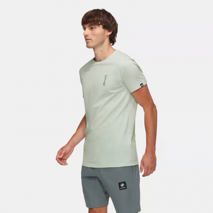 Tricou bumbac organic  barbati MAMMUT Massone Quickdraw vernil [6]