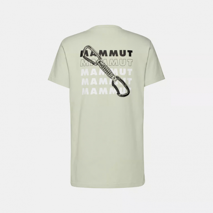 Tricou bumbac organic  barbati MAMMUT Massone Quickdraw vernil [3]