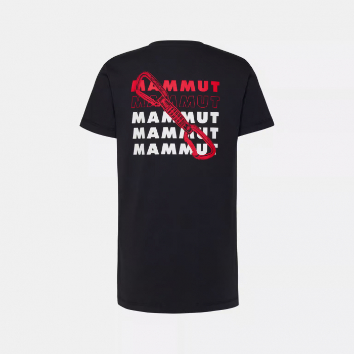 Tricou bumbac organic  barbati MAMMUT Massone Quickdraw negru [2]