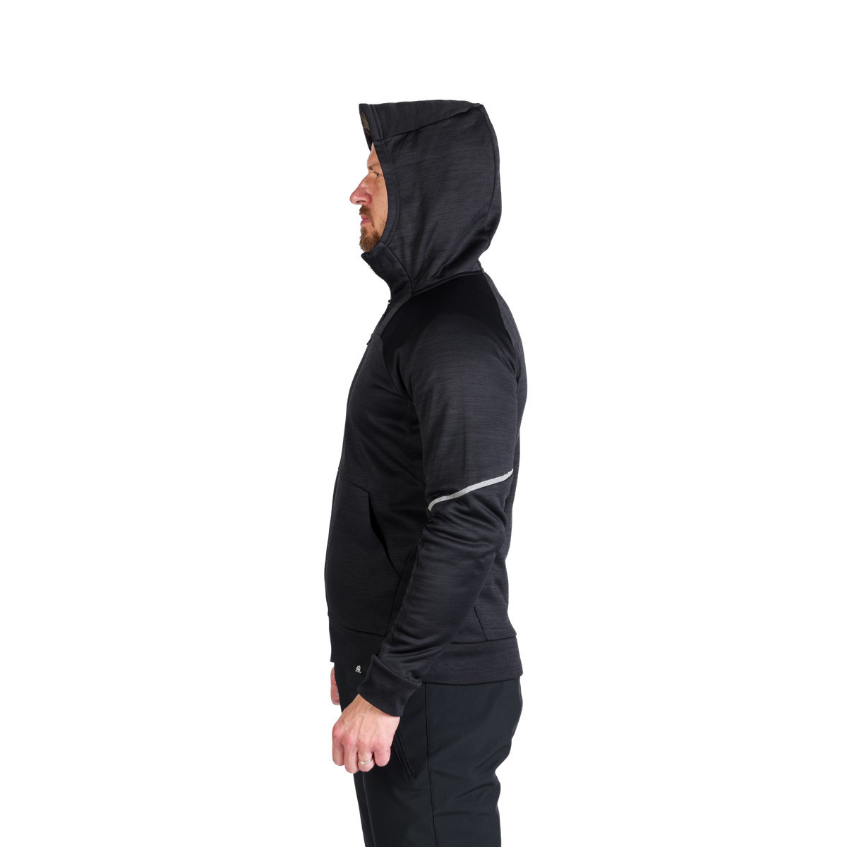 Bluza midlayer tehnica fleece barbati NORTHFINDER Luigi negru [4]