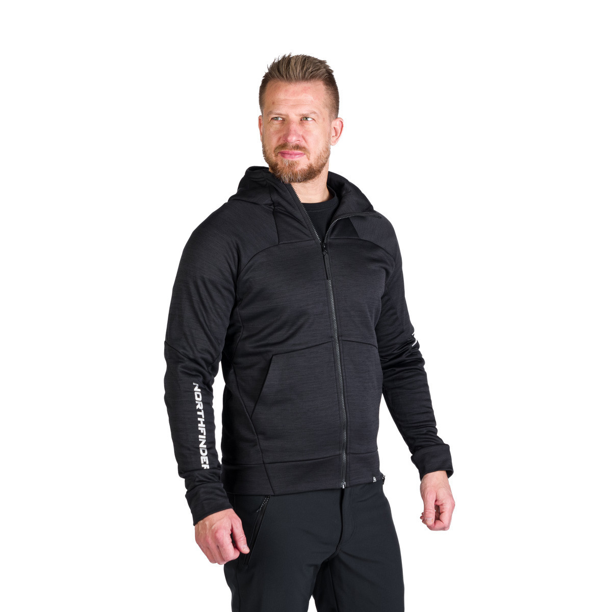 Bluza midlayer tehnica fleece barbati NORTHFINDER Luigi negru [6]