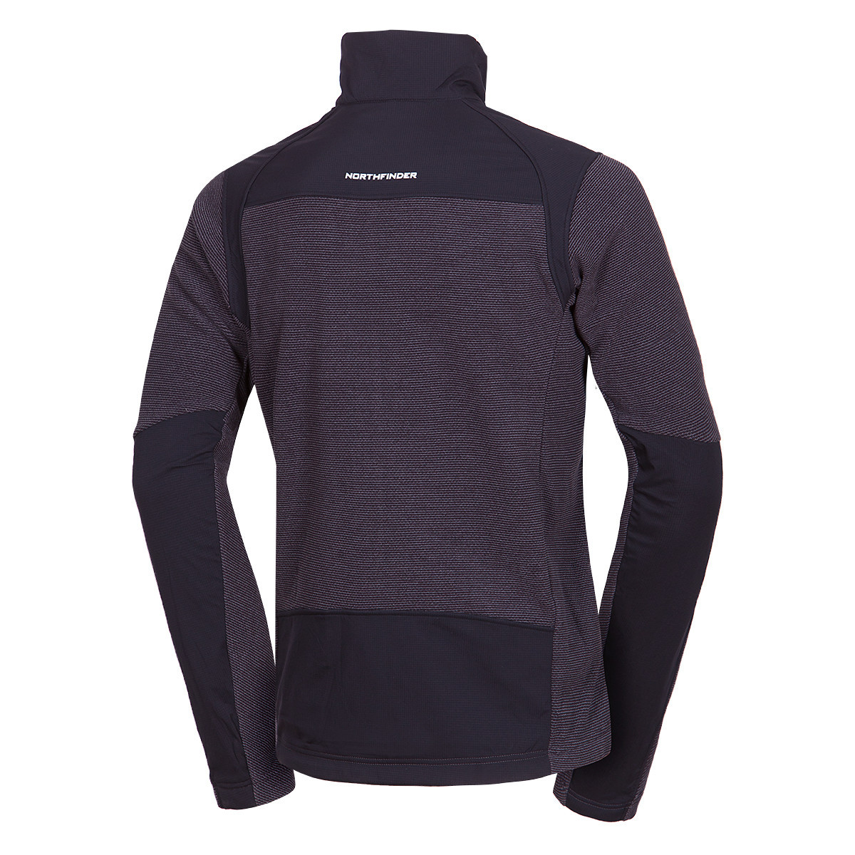Bluza drumetie barbati fleece Polartec Micro 200 NORTHFINDER  SZYMON negru [2]