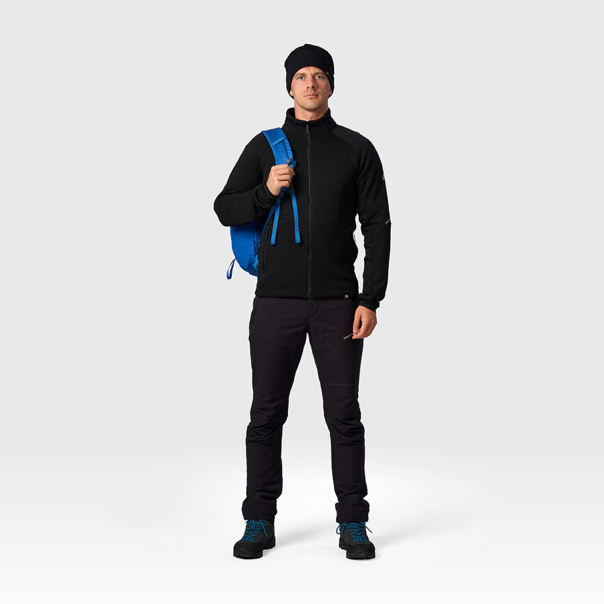 Hanorac fleece barbati NORTHFINDER YACAR negru [3]