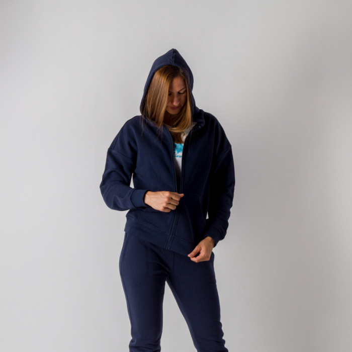 Bluza training bumbac femei NORTHFINDER BODA bleumarin [2]