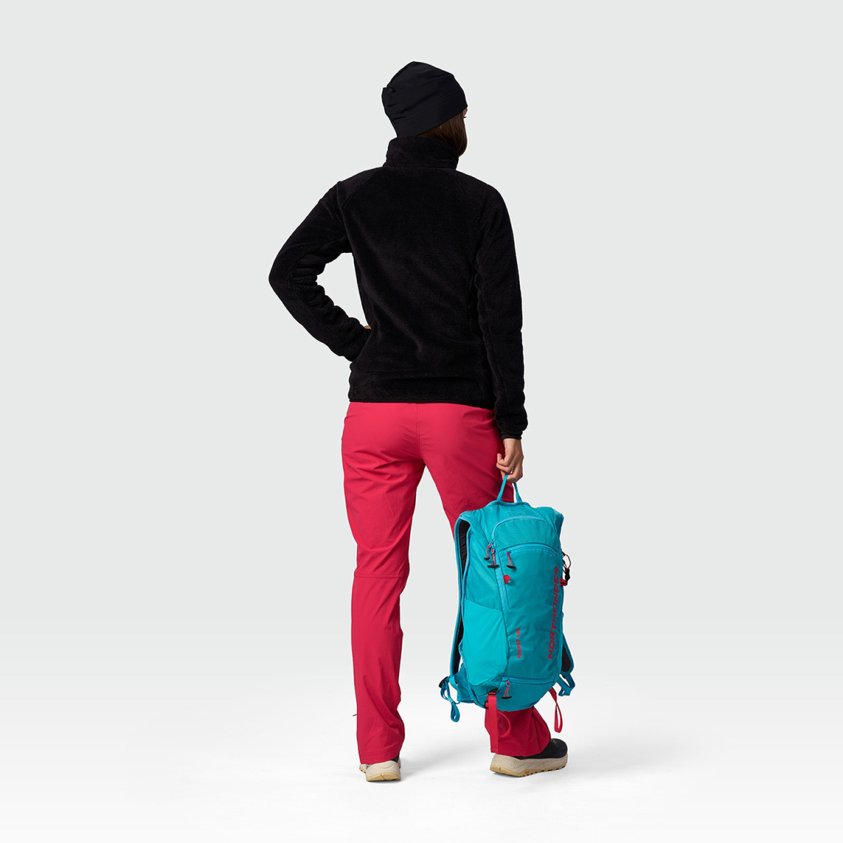 Hanorac fermoar fleece femei NORTHFINDER MARIANELA negru [4]