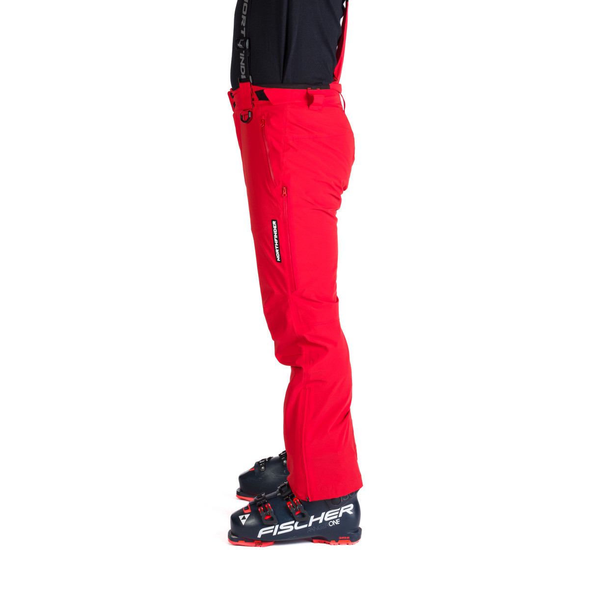 Pantaloni ski 2L 10K/10K barbati NORTHFINDER Vito rosu [4]