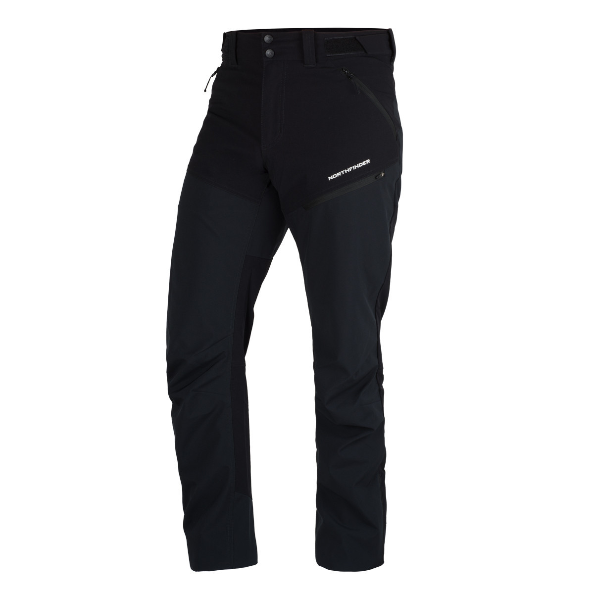Pantaloni trekking  5K/5K softshell 3L barbati NORTHFINDER FIERO negru [1]