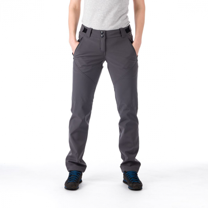 Pantaloni softshell 3L/fleece femei NORTHFINDER ALESSANDRA 10K/5K gri [5]