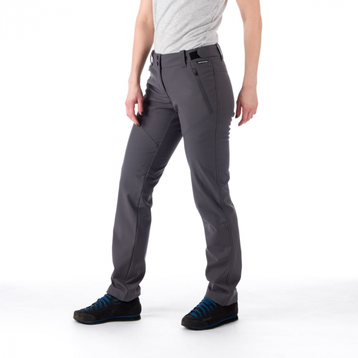 Pantaloni softshell 3L/fleece femei NORTHFINDER ALESSANDRA 10K/5K gri [2]