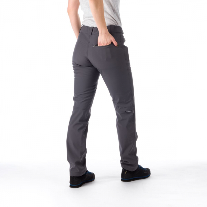 Pantaloni softshell 3L/fleece femei NORTHFINDER ALESSANDRA 10K/5K gri [3]