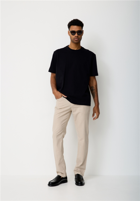 Pantaloni subtiri bumbac/in 5 buzunare barbati PADDOCK'S BEN bej [3]