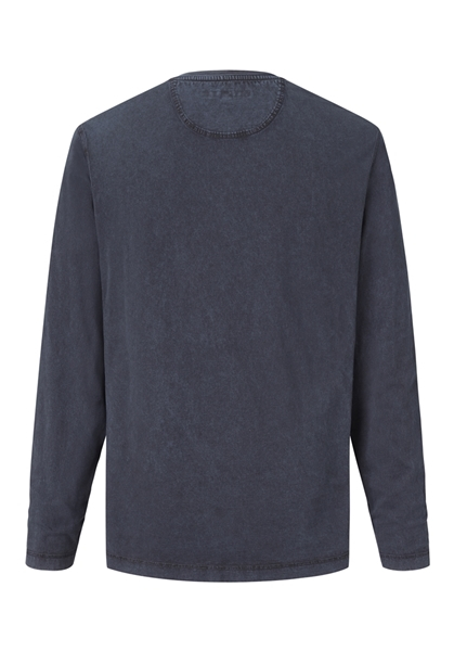 Bluza henley bumbac barbati PADDOCK'S bleumarin [2]