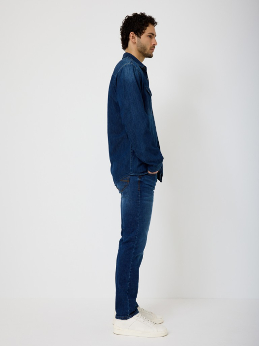 Camasa denim barbati PADDOCK'S  albastru [4]