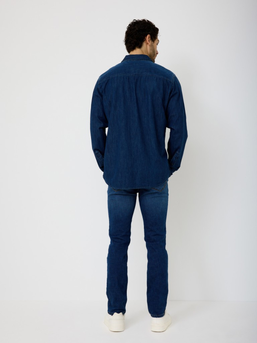 Camasa denim barbati PADDOCK'S  albastru [5]