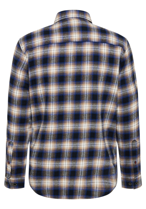 Camasa flanel bumbac barbati PADDOCK'S bej/a;bastru [2]
