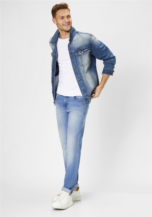 Blugi subtiri Slim barbati PADDOCK'S DEAN motion&comfort 4803 bleu vintage [3]