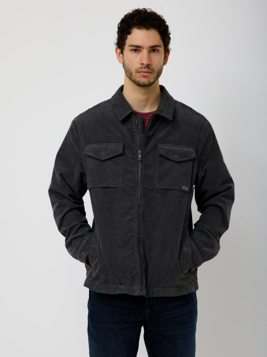 Jacheta catifea velur barbati PADDOCK'S Corduroy antracit [3]