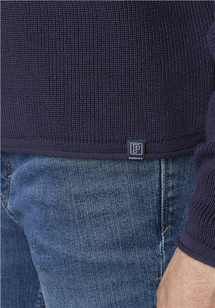 Pulover O-neck barbati PADDOCK'S 381286964 bleumarin [6]