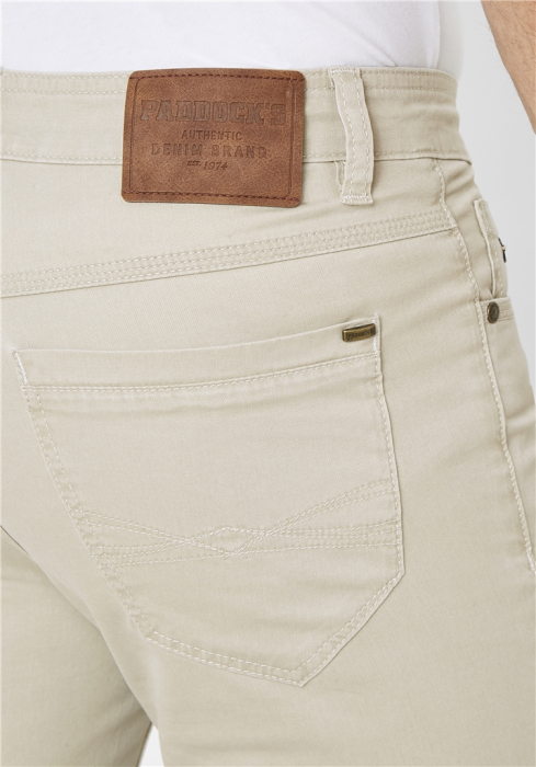 Blugi subtiri barbati PADDOCK'S Ranger Pipe Slim bej 0200 [6]