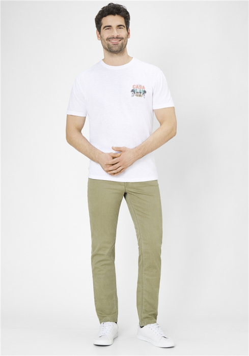 Blugi subtiri barbati PADDOCK'S Ranger Pipe Slim kaki 2900 [7]