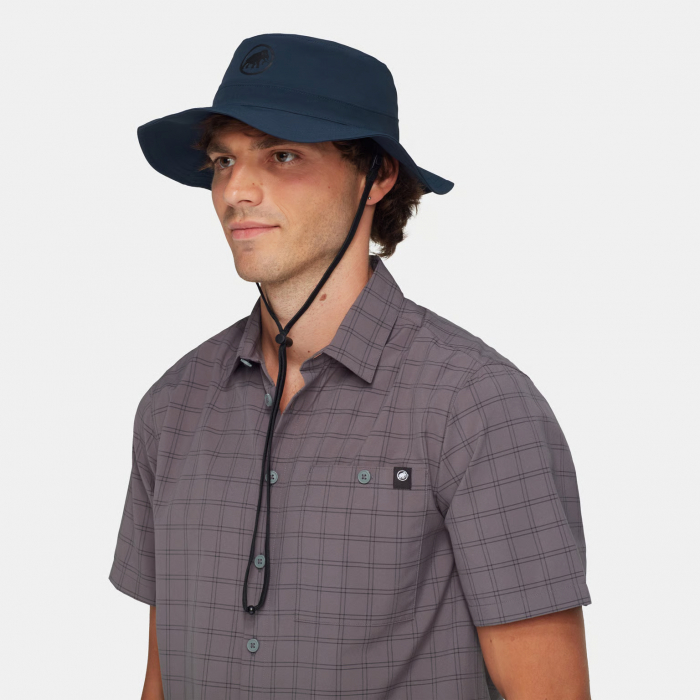 Palarie drumetie unisex MAMMUT Runbold bleumarin [2]