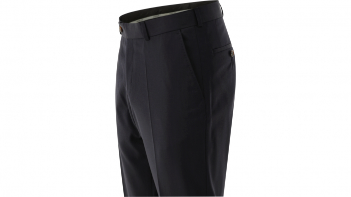 Pantalon costum lana CERRUTI m&m barbati Carl Gross Modern Steve bleumarin [3]