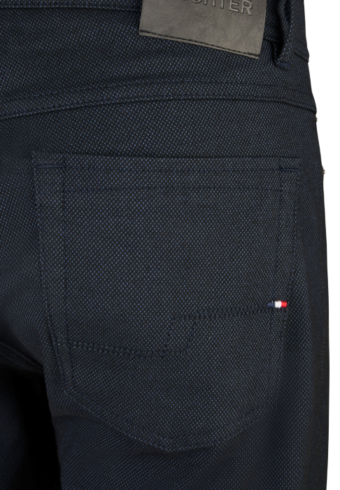 Pantaloni 5 buzunare barbati HECHTER 26050-152396 bleumarin bicolor [4]