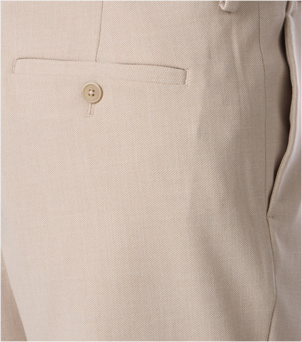 Pantaloni costum mix&match barbati VENTI bej deschis [2]