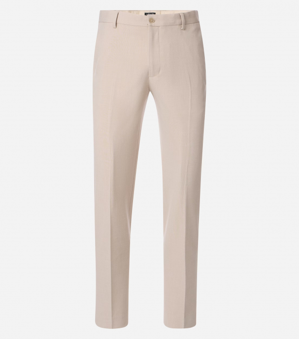 Pantaloni costum mix&match barbati VENTI bej deschis [4]